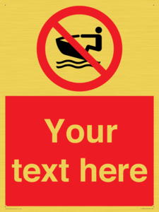 Custom No personal water craft